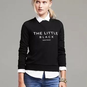 Banana Republic Little Black Sweatshirt